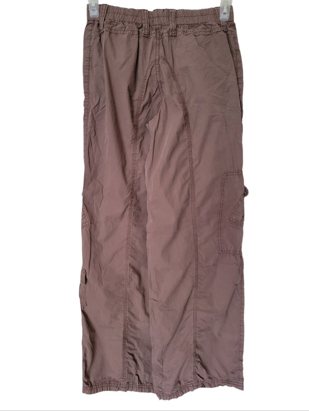 BDG Urban Outfitters Y2K Low Rise Wide Leg Brown Cargo Pants - Picture 8 of 13